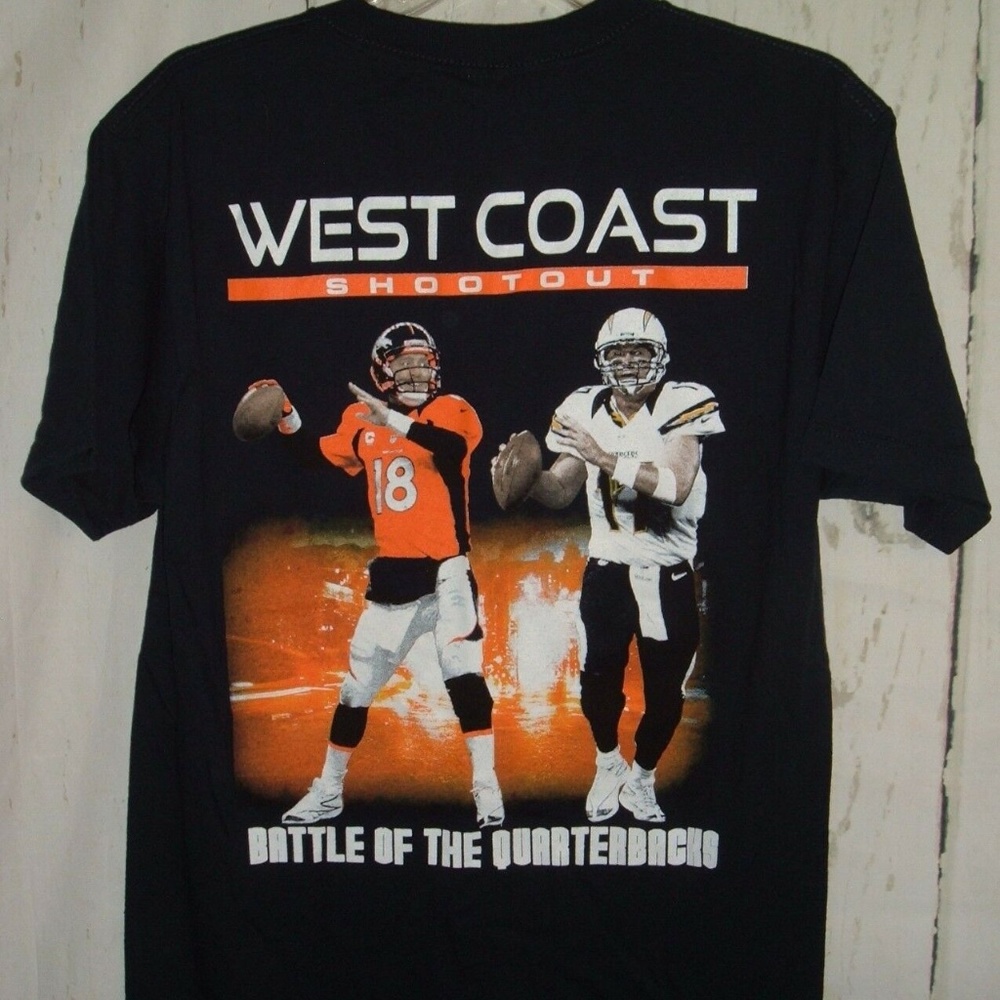 Chargers VS Broncos Tee West Coast Shootout S/M